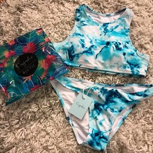 NWT Cupshe Tank Bikini Set